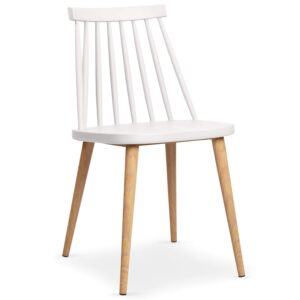 Scandinavian Side Chair (White) by Finch Fox
