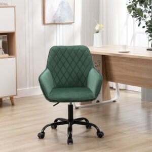 Moonlight Dark Green Velvet Task Chair by Finch Fox