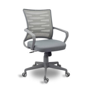 Dinar Low Back Full Grey Office Chair by Finch Fox