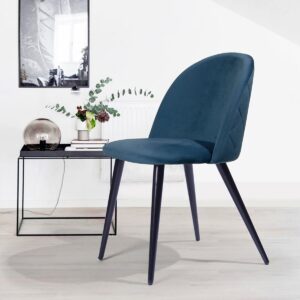 Romantic Luxury Velvet Dining or Side Chair by Finch Fox
