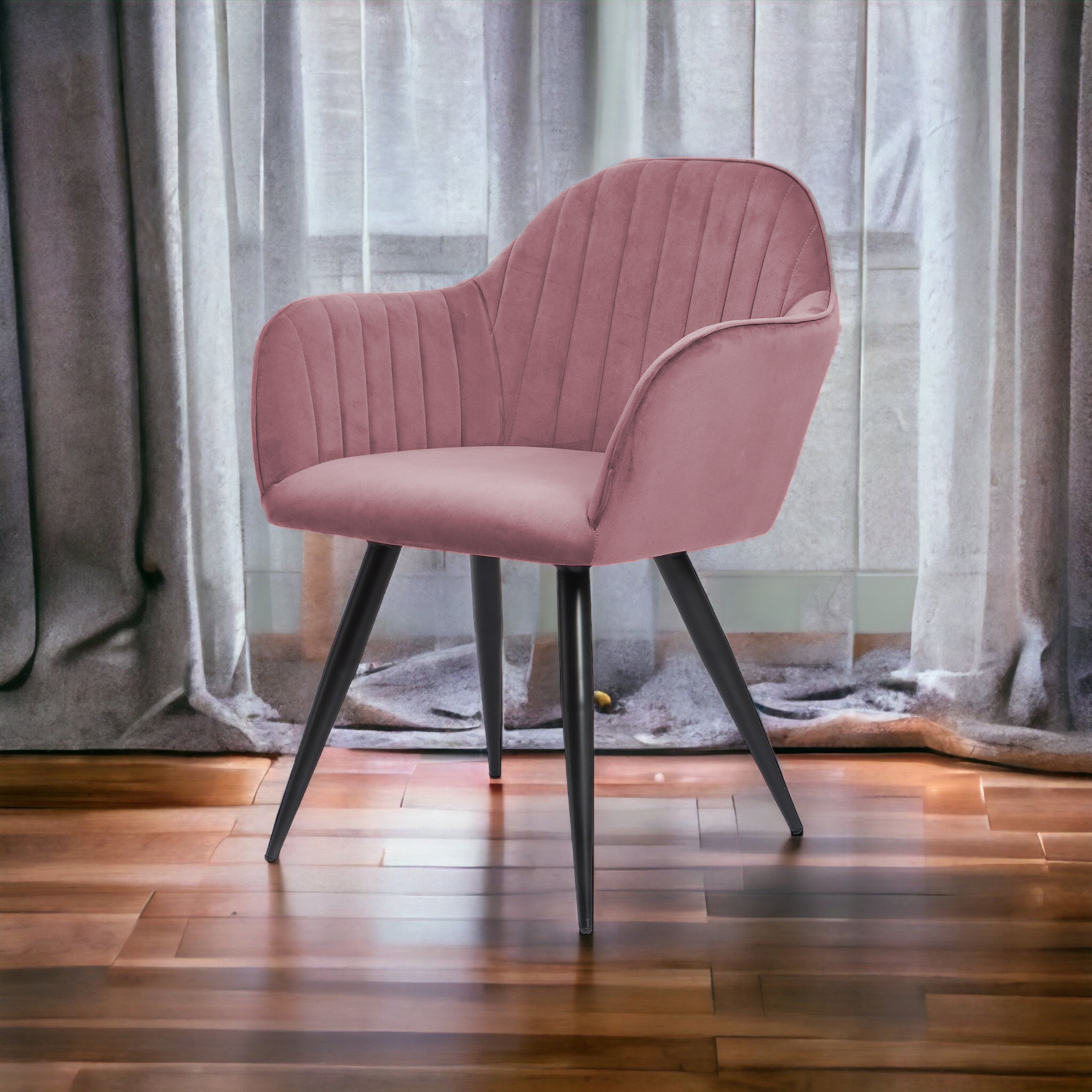 Amber Velvet Dining Chair by Finch Fox