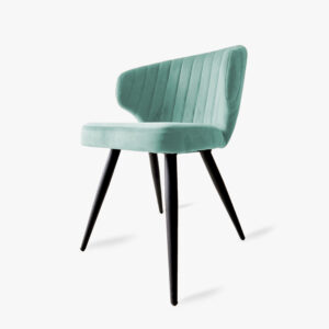 Shree Lounge or Side Chair (velvet) by Finch Fox