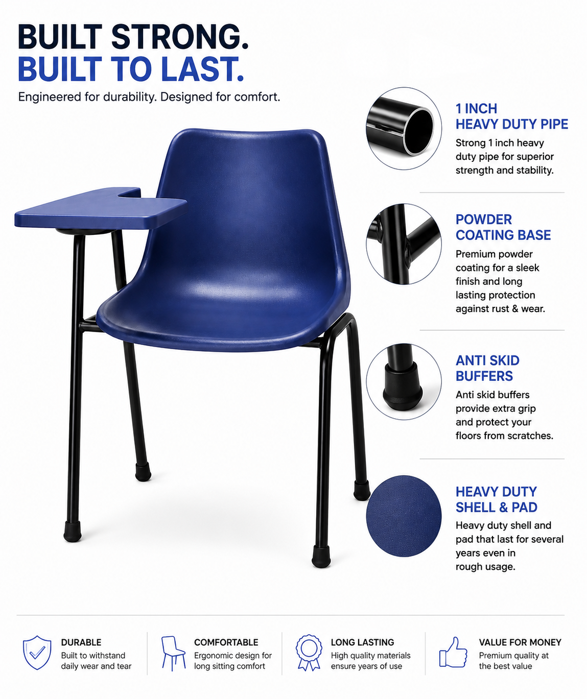 Classroom Chair (Set of 10) - Image 4